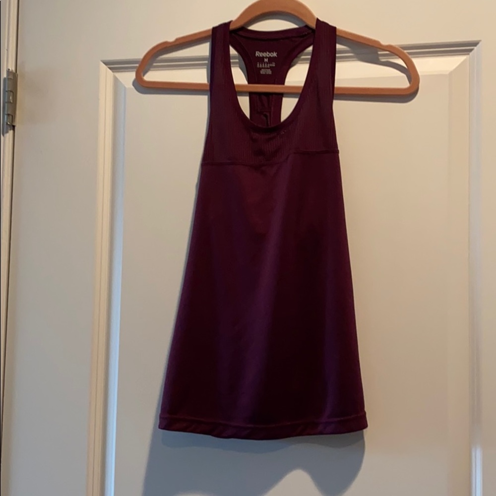 Plum Reebok Athletic Tank